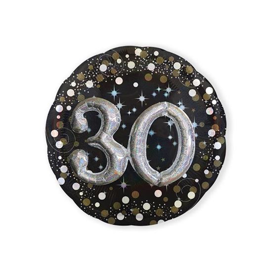 Folie ballon Sparkling Gold 3D
