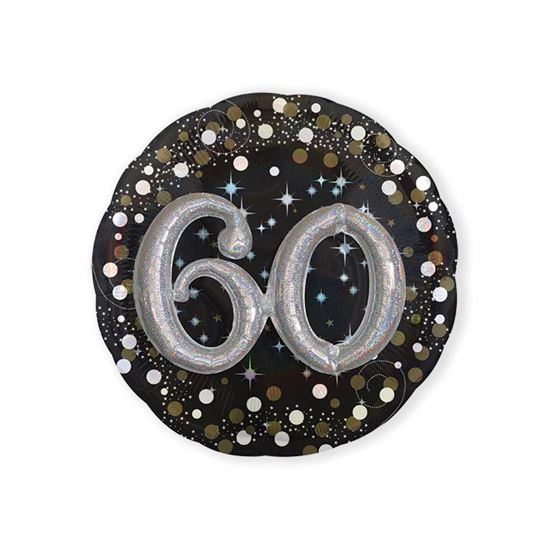 Folie ballon Sparkling Gold 3D