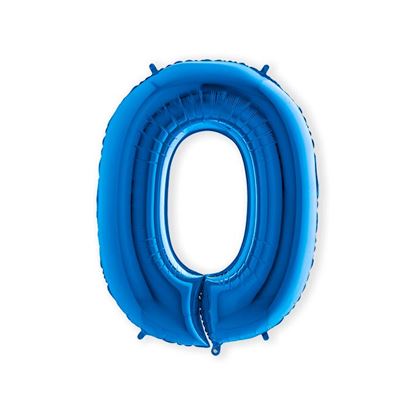 Folie Cijfer 102 cm licht blauw