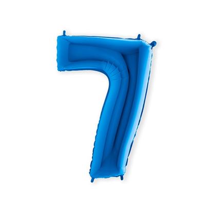 Folie Cijfer 102 cm licht blauw