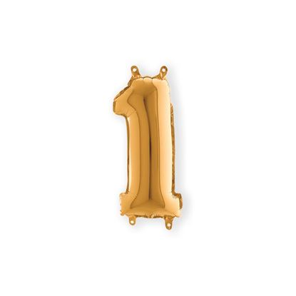 Folie Cijfer 36 cm goud
