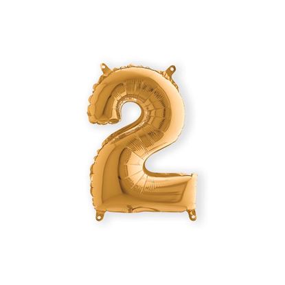 Folie Cijfer 36 cm goud
