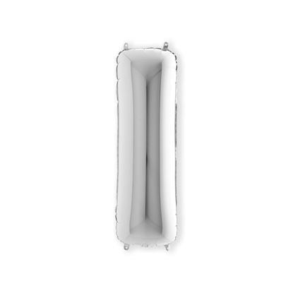 Folie Letters 102 cm zilver