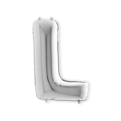 Folie Letters 102 cm zilver