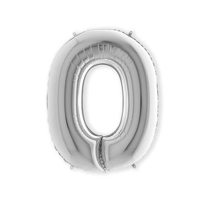 Folie Letters 102 cm zilver