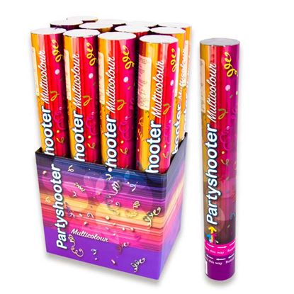 Party Poppers Folie Multicolor