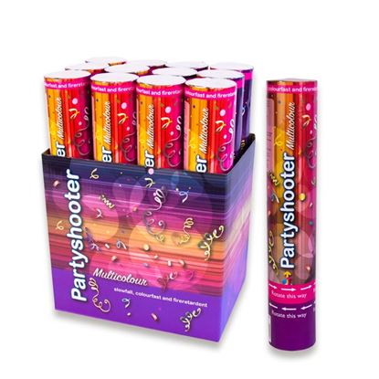 Party Poppers Folie Multicolor