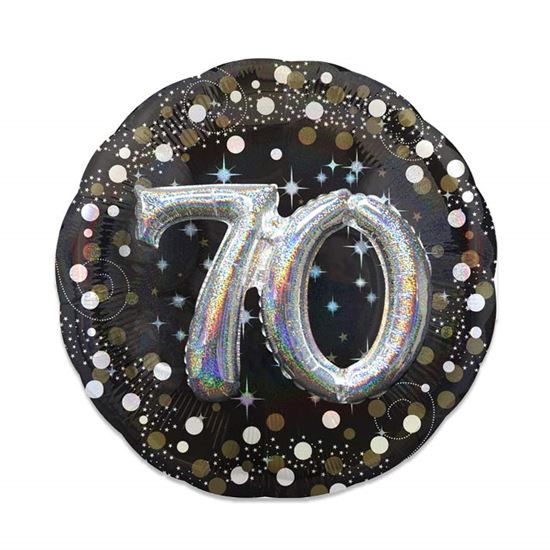 Folie ballon Sparkling Gold 3D