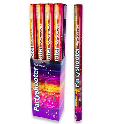 Party Poppers Folie Multicolor