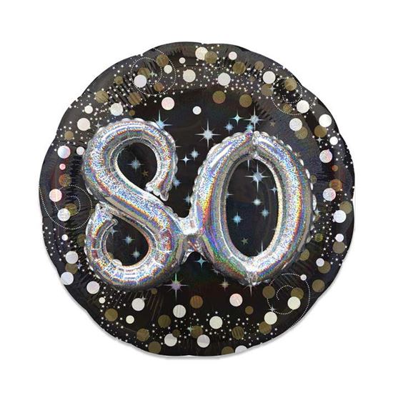 Folie ballon Sparkling Gold 3D
