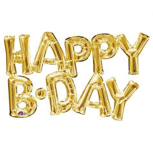 Foliescript 'Happy B-day'