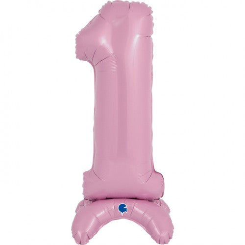Cijfer Standup 64 cm roze