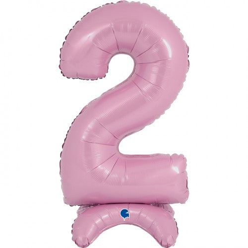 Cijfer Standup 64 cm roze