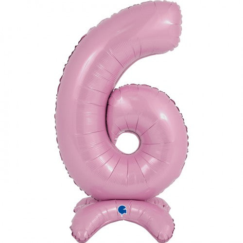Cijfer Standup 64 cm roze