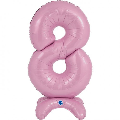 Cijfer Standup 64 cm roze