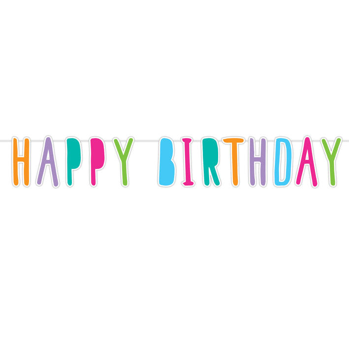 Letterslinger "Happy Birthday"