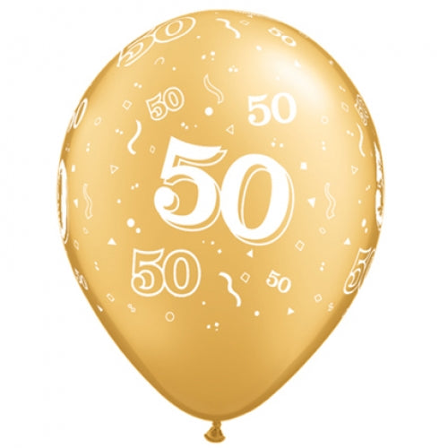 50 jaar bruiloft 11 inch (28 cm)