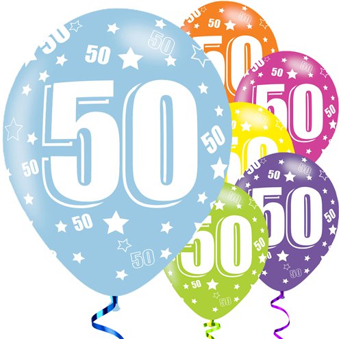 Latex bedrukt 50 Jaar