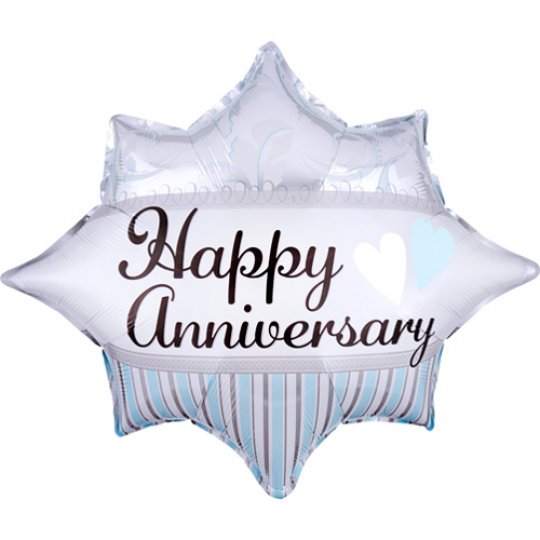 Elegant Happy Anniversary Burst