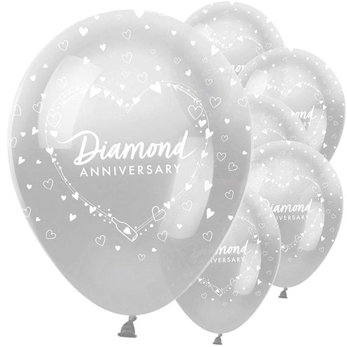 60 jaar bruiloft 11 inch (28 cm)