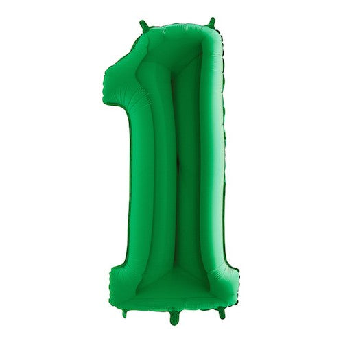 Helium folie cijfer groen