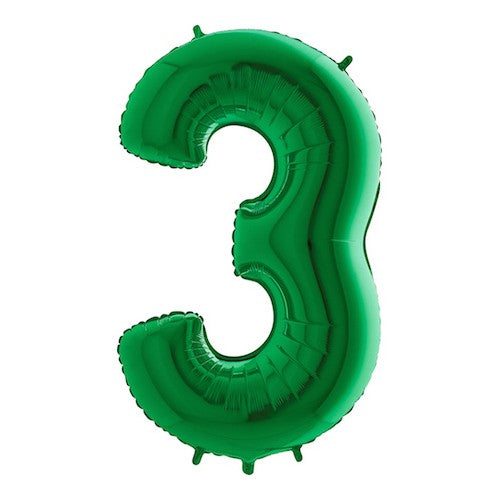 Helium folie cijfer groen