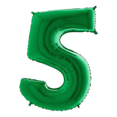 Helium folie cijfer groen