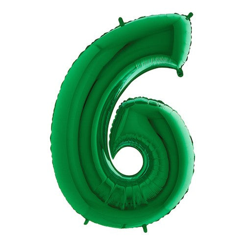 Helium folie cijfer groen