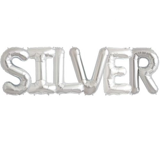 Silver-Foil Letters