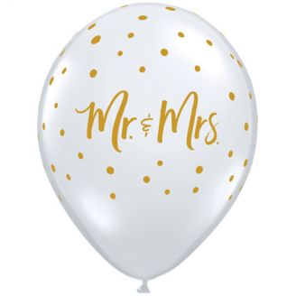 Latex huwelijk bedrukt 11 inch (28cm)