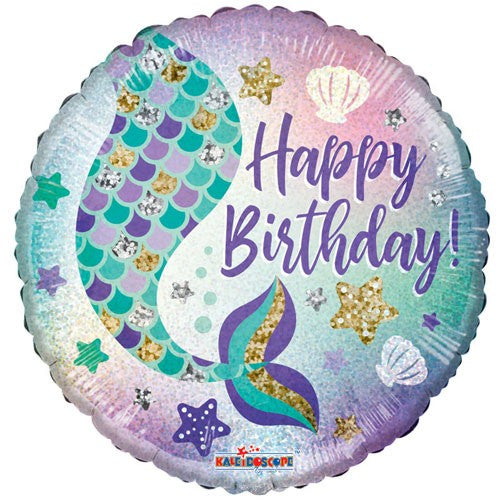 Happy Birthday - Glittering Mermaid