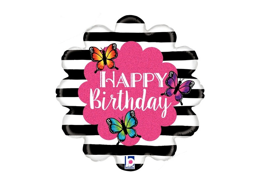 Flower Shape - Butterfly Birthday