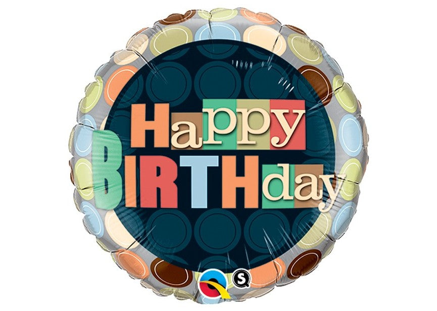 Happy Birthday - Candles and Dots