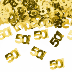Confetti Metallic Goud