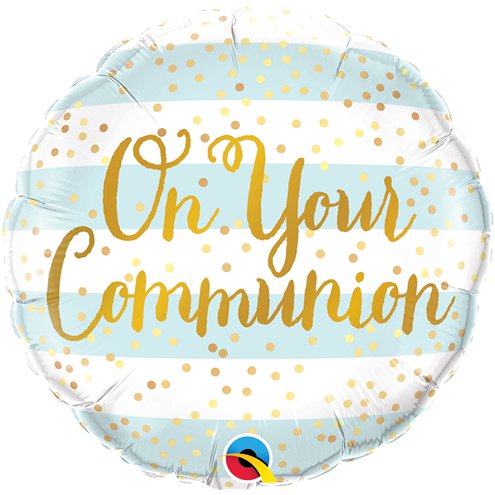 On Your Communion - Blue Stripes