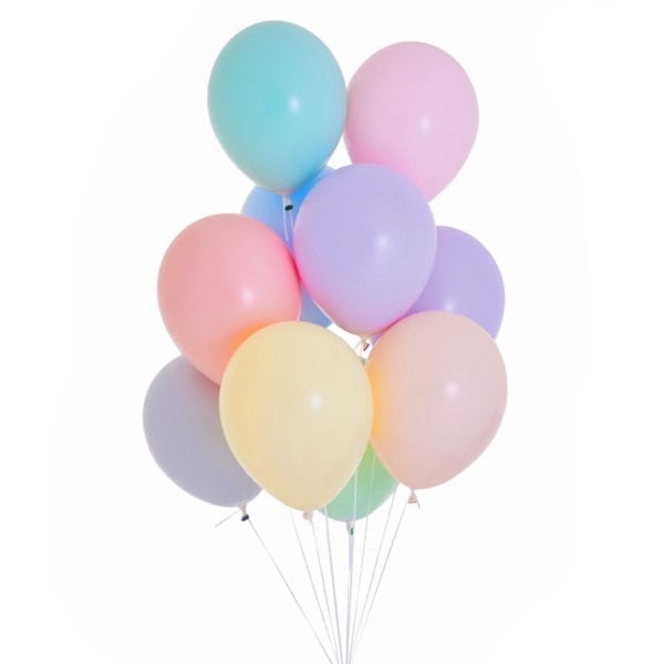 Ballonboeket Mix Pastel