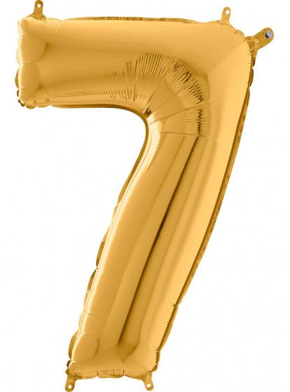 Folie Cijfer 102 cm goud