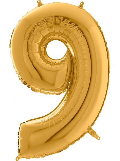 Folie Cijfer 102 cm goud