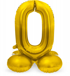Folie Cijfer Standup 72 cm goud
