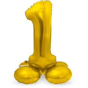 Folie Cijfer Standup 72 cm goud