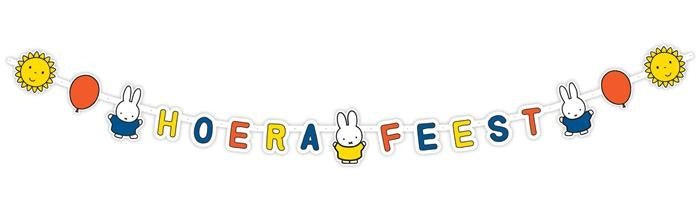 Letterslinger Nijntje "Hoera Feest"