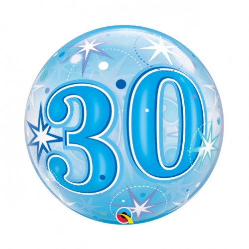 Bubble Ballon Starburst Sprinkle Blue