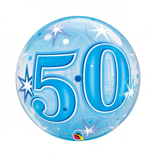 Bubble Ballon Starburst Sprinkle Blue