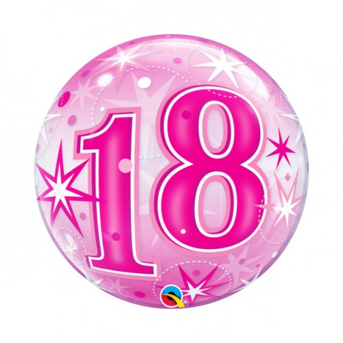 Bubble Ballon Starburst Sprinkle Pink