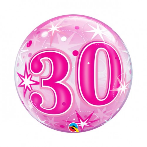 Bubble Ballon Starburst Sprinkle Pink
