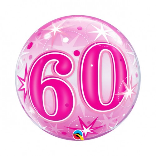 Bubble Ballon Starburst Sprinkle Pink