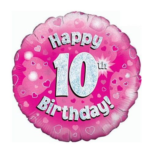 Folie ballon Holographic Pink or Blue