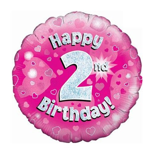 Folie ballon Holographic Pink or Blue