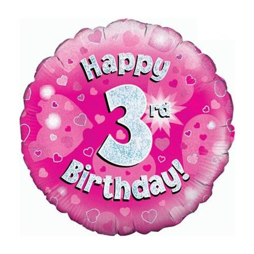 Folie ballon Holographic Pink or Blue