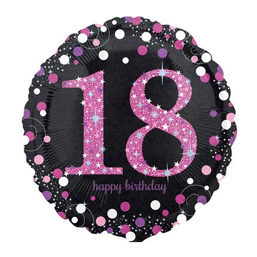 Folie Ballon Pink Sparkling Celebration